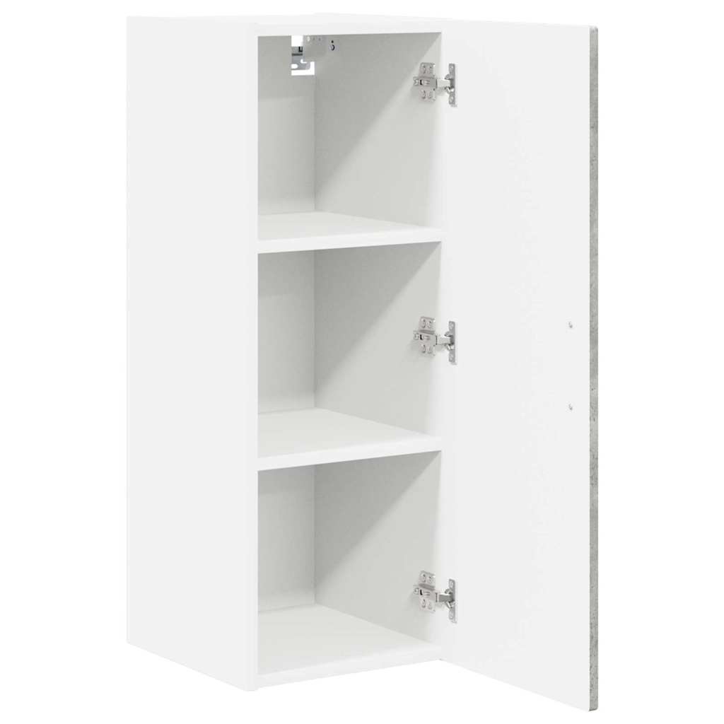 vidaXL Szafka ścienna PORTO 2 pcs Betonowy szary 30 x 31 x 80 cm