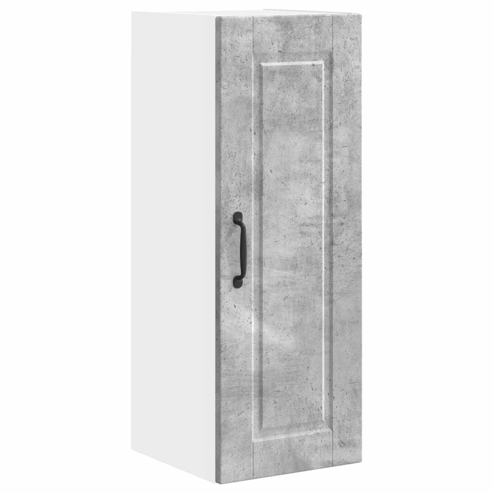 vidaXL Szafka ścienna PORTO 2 pcs Betonowy szary 30 x 31 x 80 cm