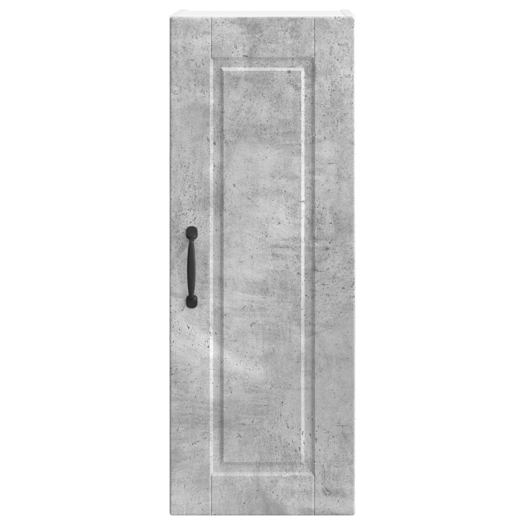 vidaXL Szafka ścienna PORTO 2 pcs Betonowy szary 30 x 31 x 80 cm
