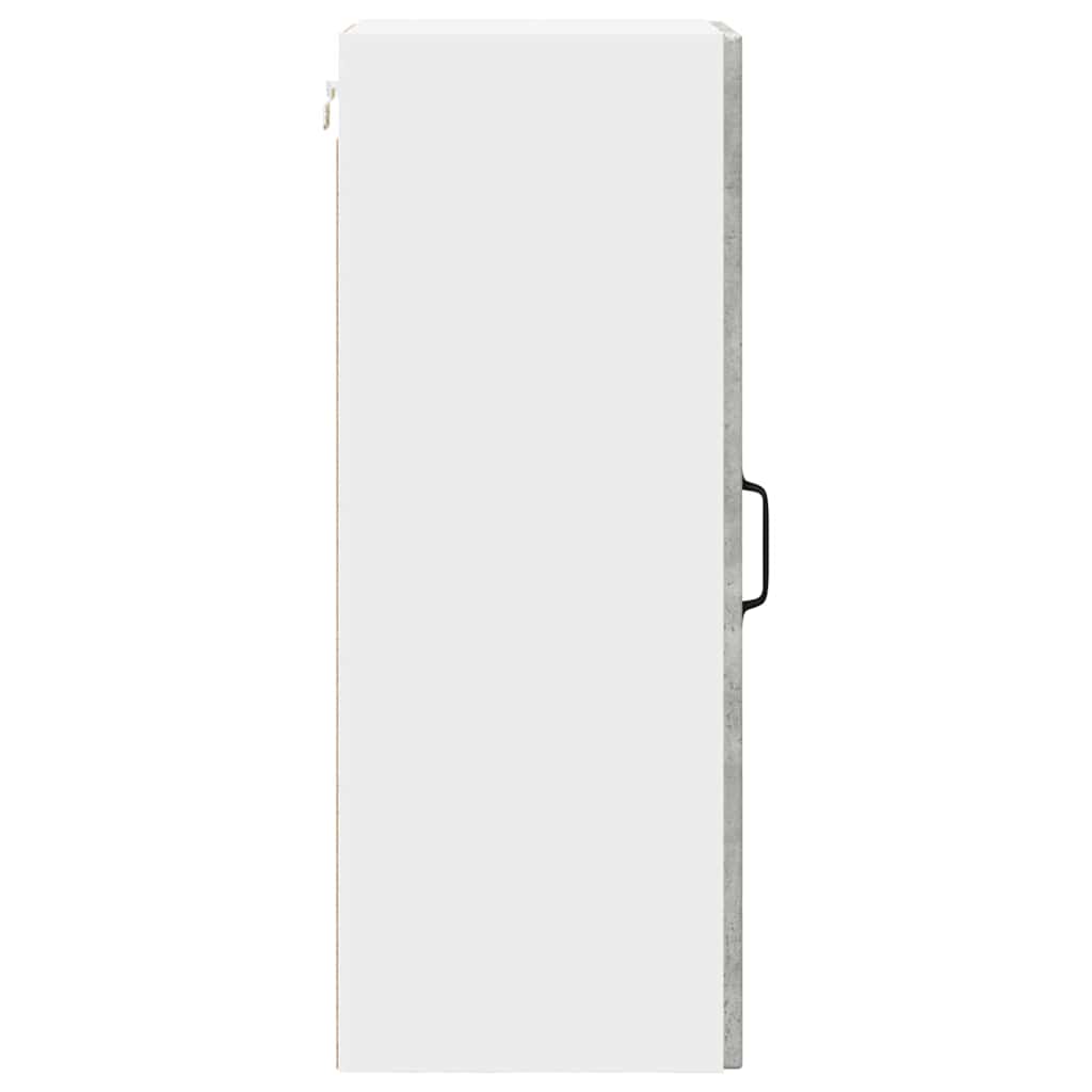 vidaXL Szafka ścienna PORTO 2 pcs Betonowy szary 30 x 31 x 80 cm