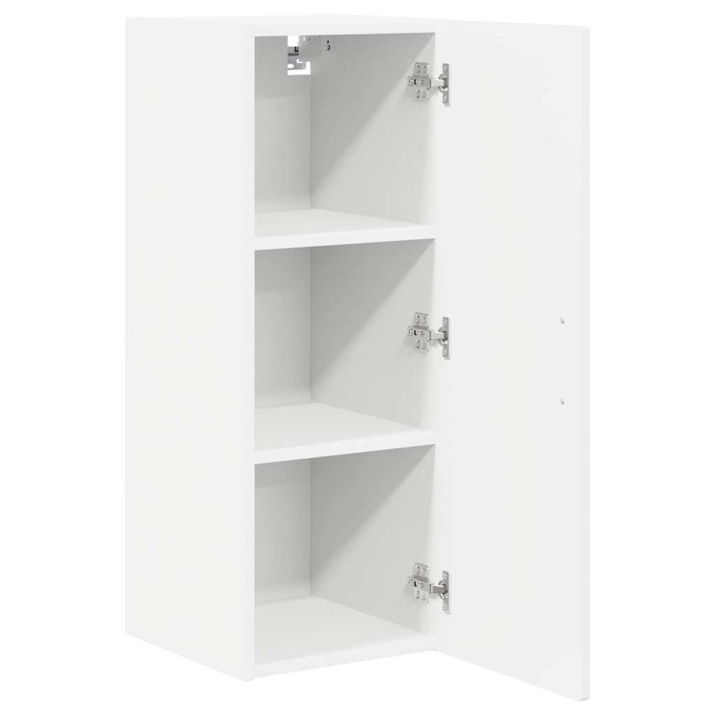 vidaXL Szafka ścienna PORTO 2 pcs Wysoki połysk biały 30 x 31 x 80 cm