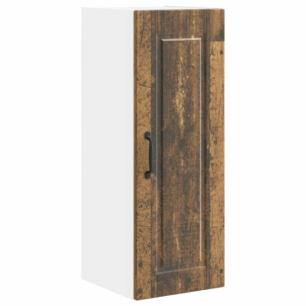 vidaXL Szafka ścienna PORTO 2 pcs Dąb wędzony 30 x 31 x 80 cm