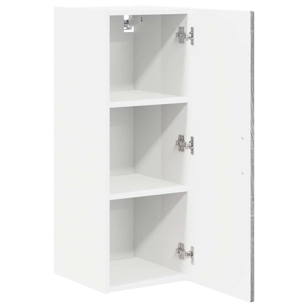 vidaXL Szafka ścienna PORTO 2 pcs Szary Sonoma 30 x 31 x 80 cm