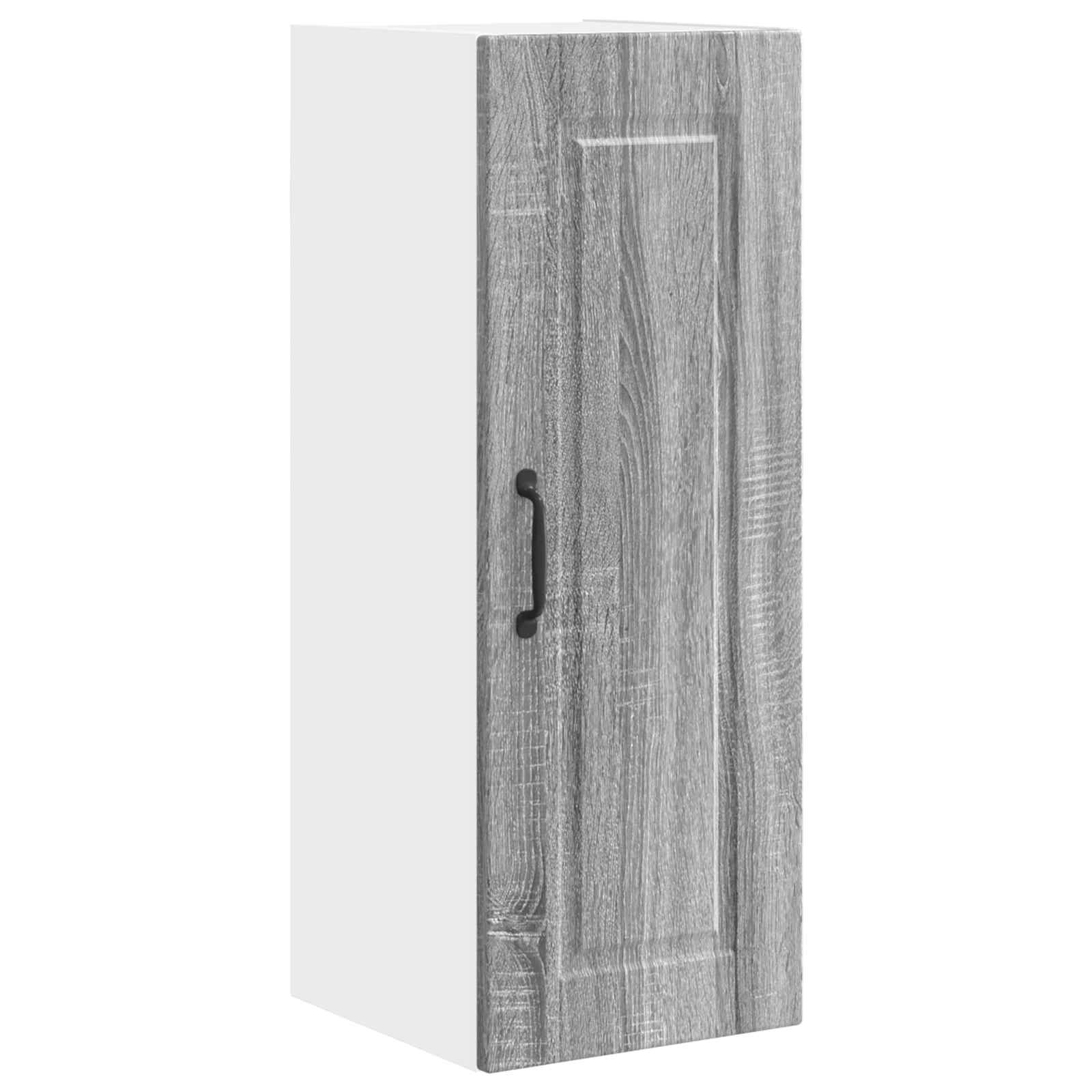 vidaXL Szafka ścienna PORTO 2 pcs Szary Sonoma 30 x 31 x 80 cm