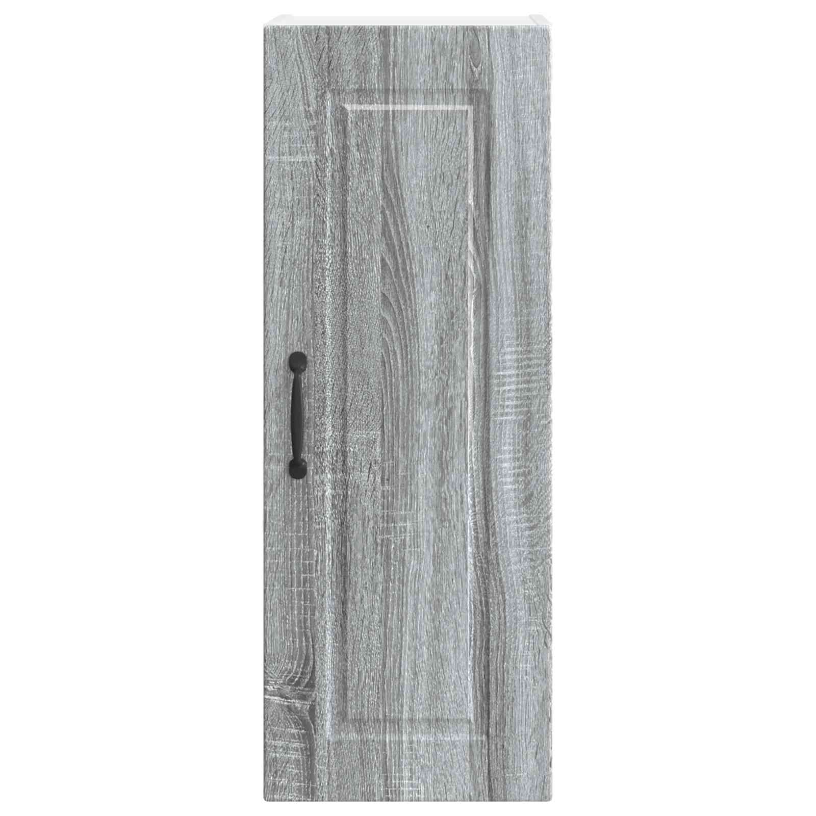 vidaXL Szafka ścienna PORTO 2 pcs Szary Sonoma 30 x 31 x 80 cm
