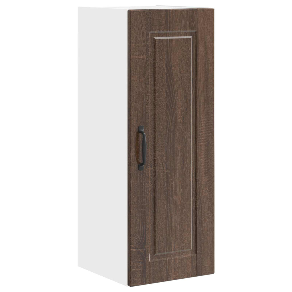 vidaXL Szafka ścienna PORTO 2 pcs Brązowy dąb 30 x 31 x 80 cm