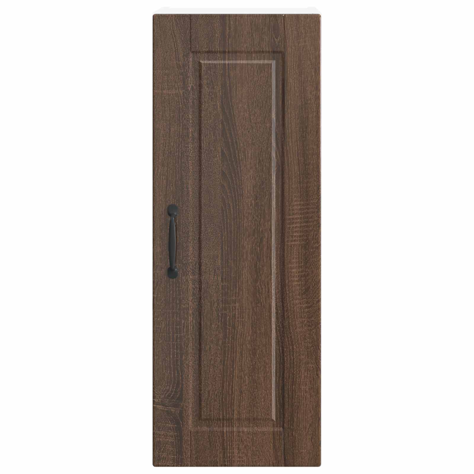 vidaXL Szafka ścienna PORTO 2 pcs Brązowy dąb 30 x 31 x 80 cm