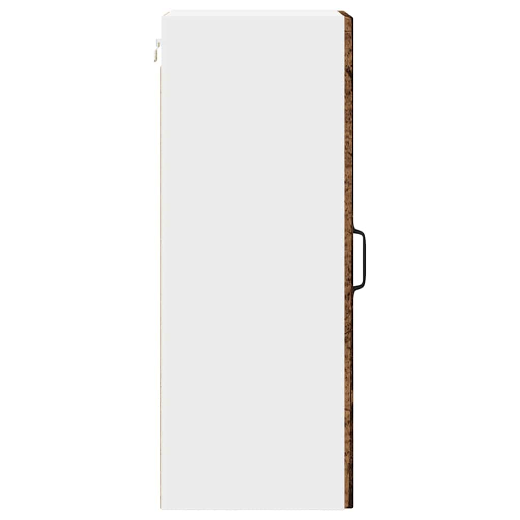 vidaXL Szafka ścienna PORTO 2 pcs Stare drewno 30 x 31 x 80 cm