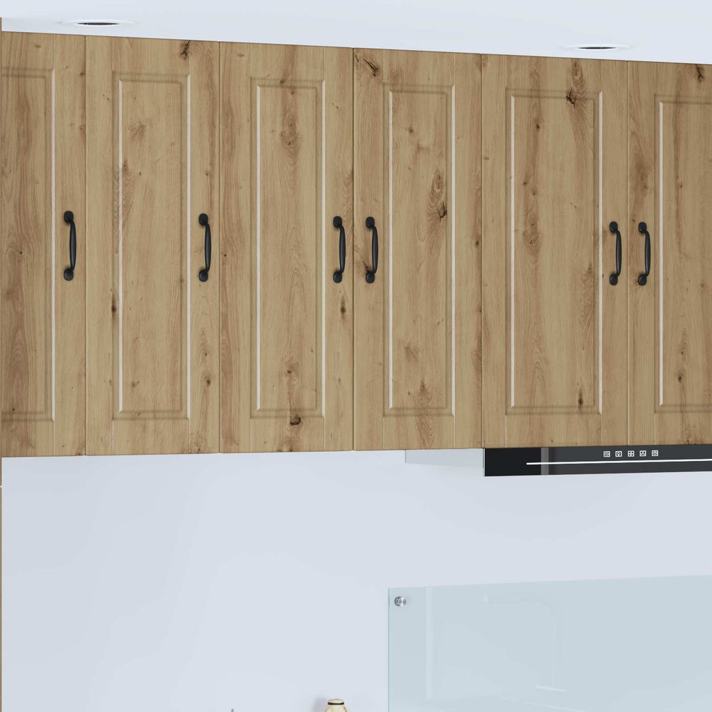 vidaXL Szafka ścienna PORTO 2 pcs Dąb rzemieślniczy 30 x 31 x 80 cm
