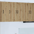 vidaXL Szafka ścienna PORTO 2 pcs Dąb rzemieślniczy 30 x 31 x 80 cm