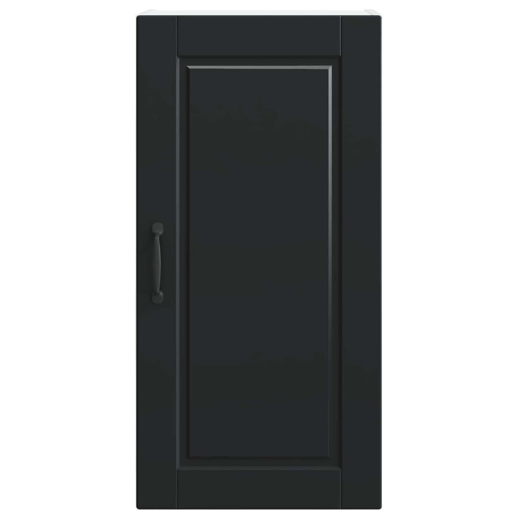 vidaXL Szafka ścienna PORTO Czarny 40 x 31 x 80 cm