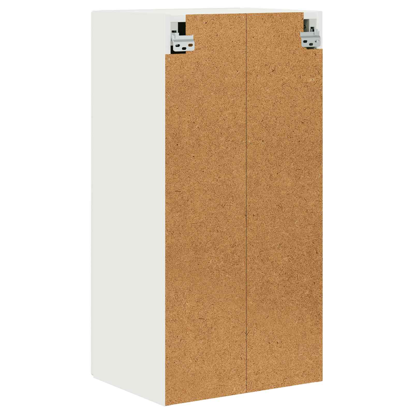 vidaXL Szafka ścienna PORTO Wysoki połysk biały 40 x 31 x 80 cm