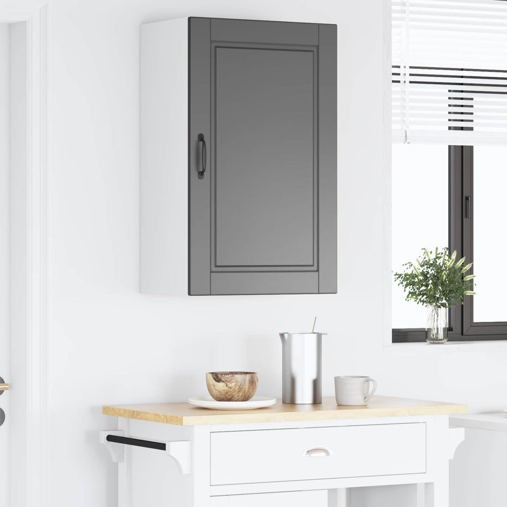 vidaXL Szafka ścienna PORTO Czarny 50 x 31 x 80 cm