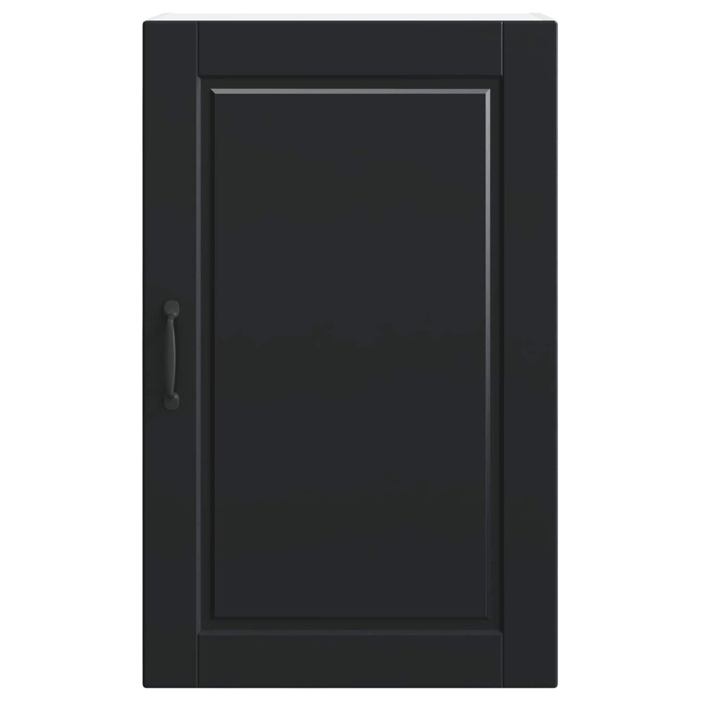 vidaXL Szafka ścienna PORTO Czarny 50 x 31 x 80 cm