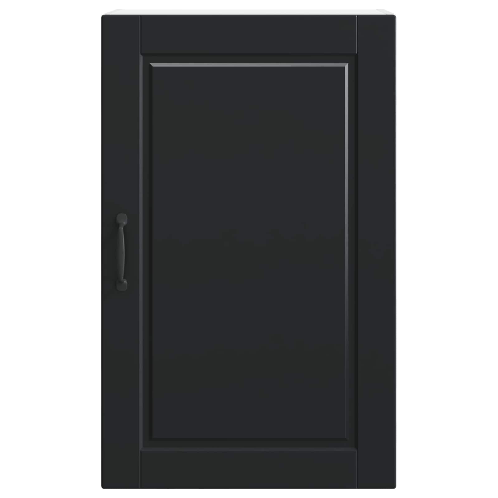 vidaXL Szafka ścienna PORTO Czarny 50 x 31 x 80 cm