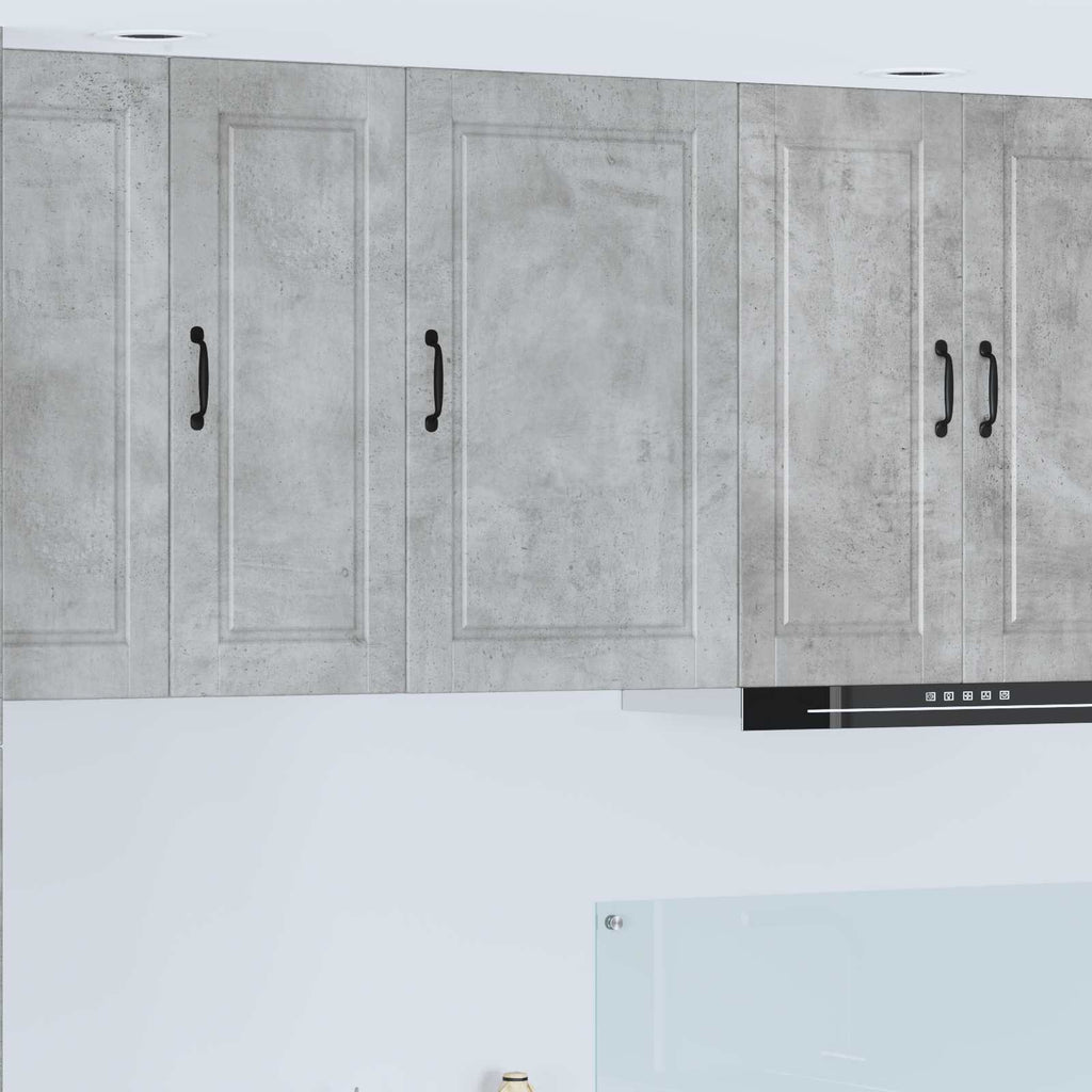 vidaXL Szafka ścienna PORTO Betonowy szary 50 x 31 x 80 cm