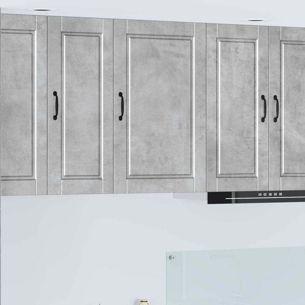 vidaXL Szafka ścienna PORTO Betonowy szary 50 x 31 x 80 cm