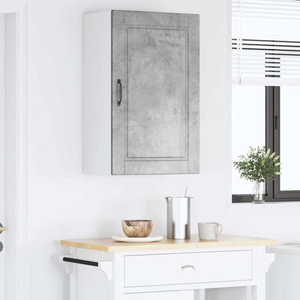 vidaXL Szafka ścienna PORTO Betonowy szary 50 x 31 x 80 cm