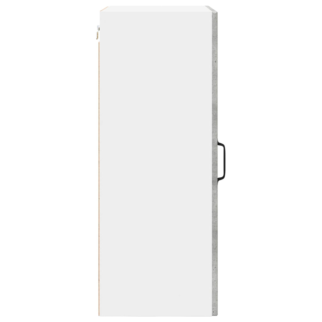 vidaXL Szafka ścienna PORTO Betonowy szary 50 x 31 x 80 cm