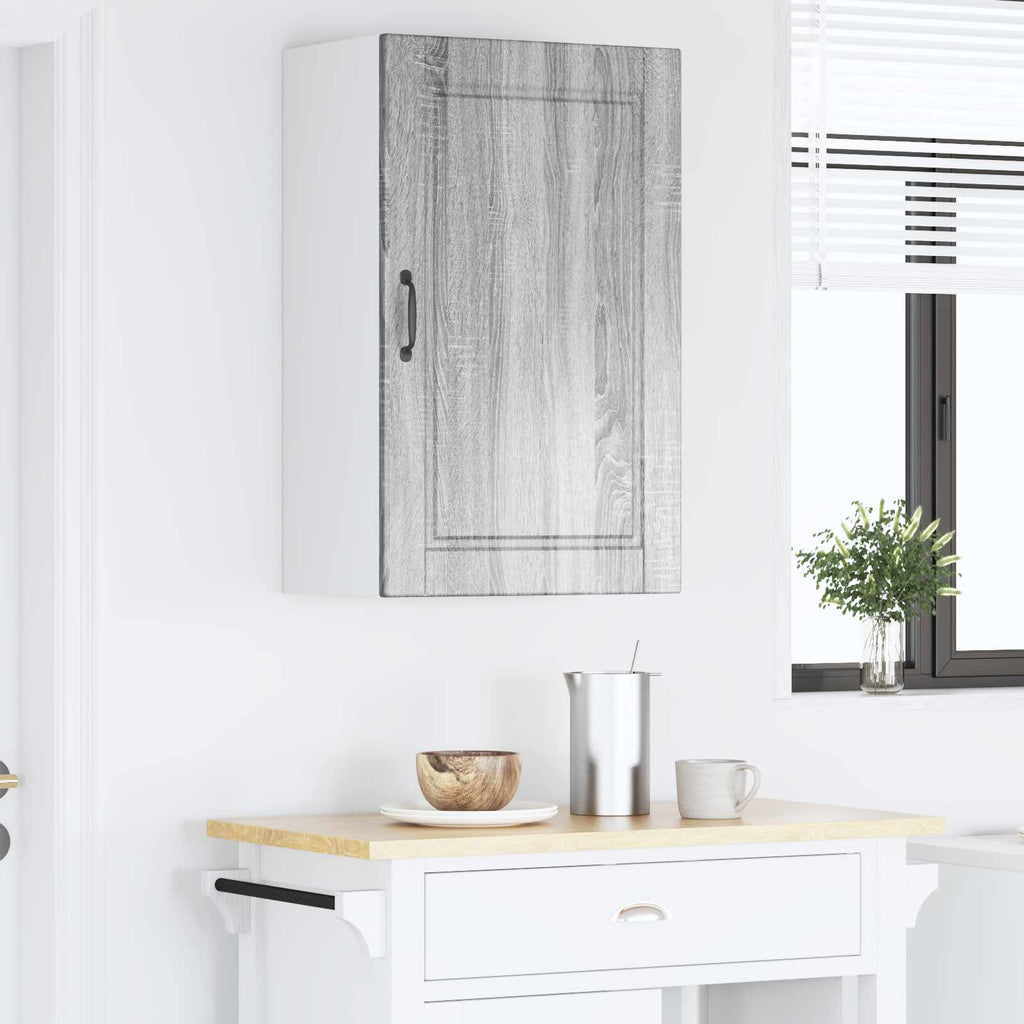 vidaXL Szafka ścienna PORTO Szary Sonoma 50 x 31 x 80 cm