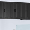 vidaXL Szafka ścienna PORTO Czarny 60 x 31 x 80 cm