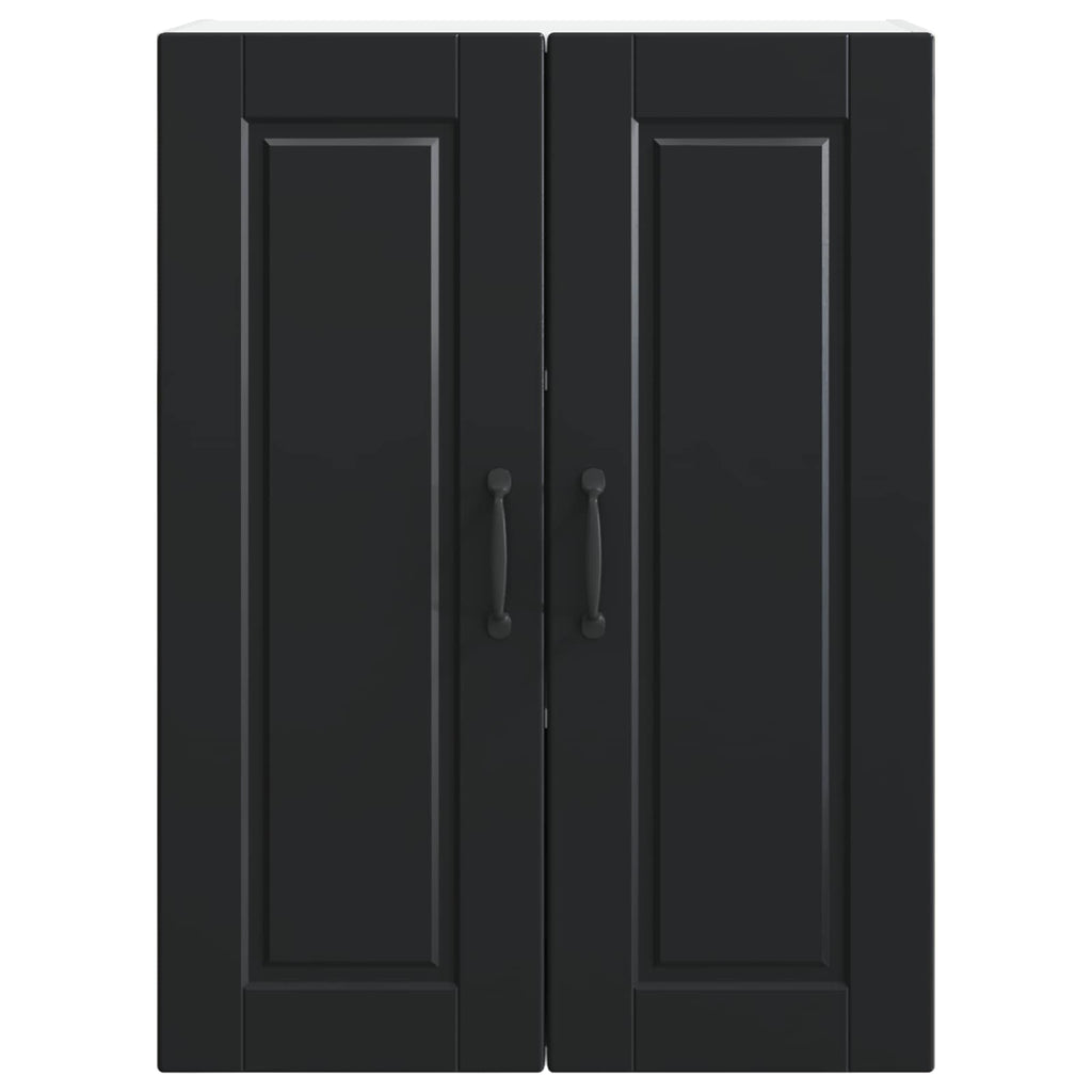 vidaXL Szafka ścienna PORTO Czarny 60 x 31 x 80 cm