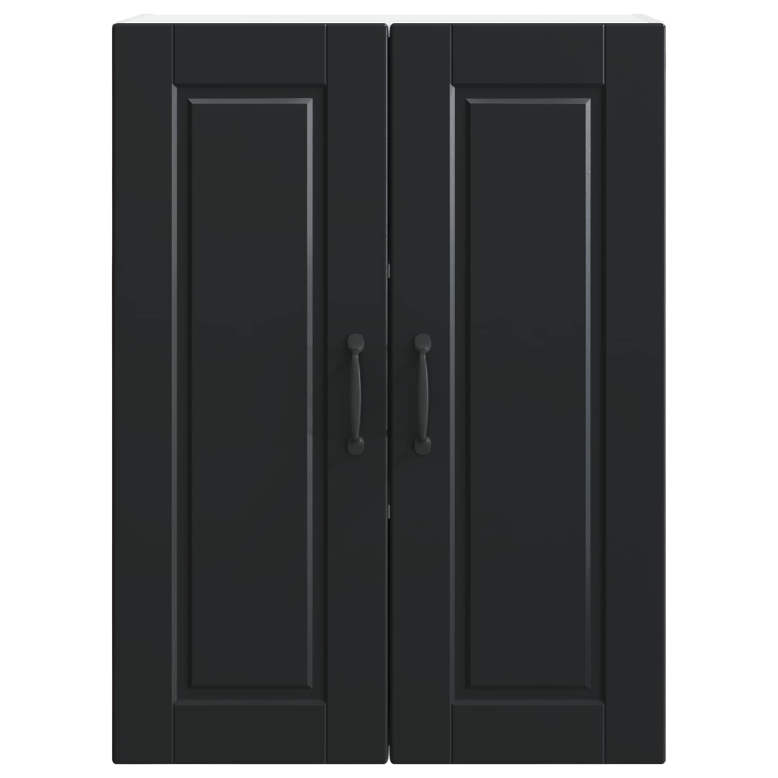 vidaXL Szafka ścienna PORTO Czarny 60 x 31 x 80 cm