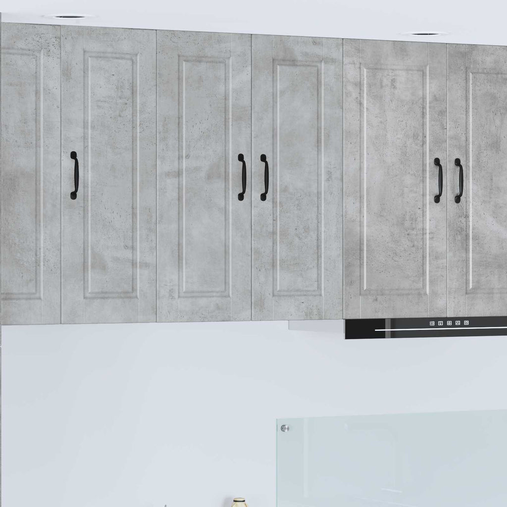 vidaXL Szafka ścienna PORTO Betonowy szary 60 x 31 x 80 cm
