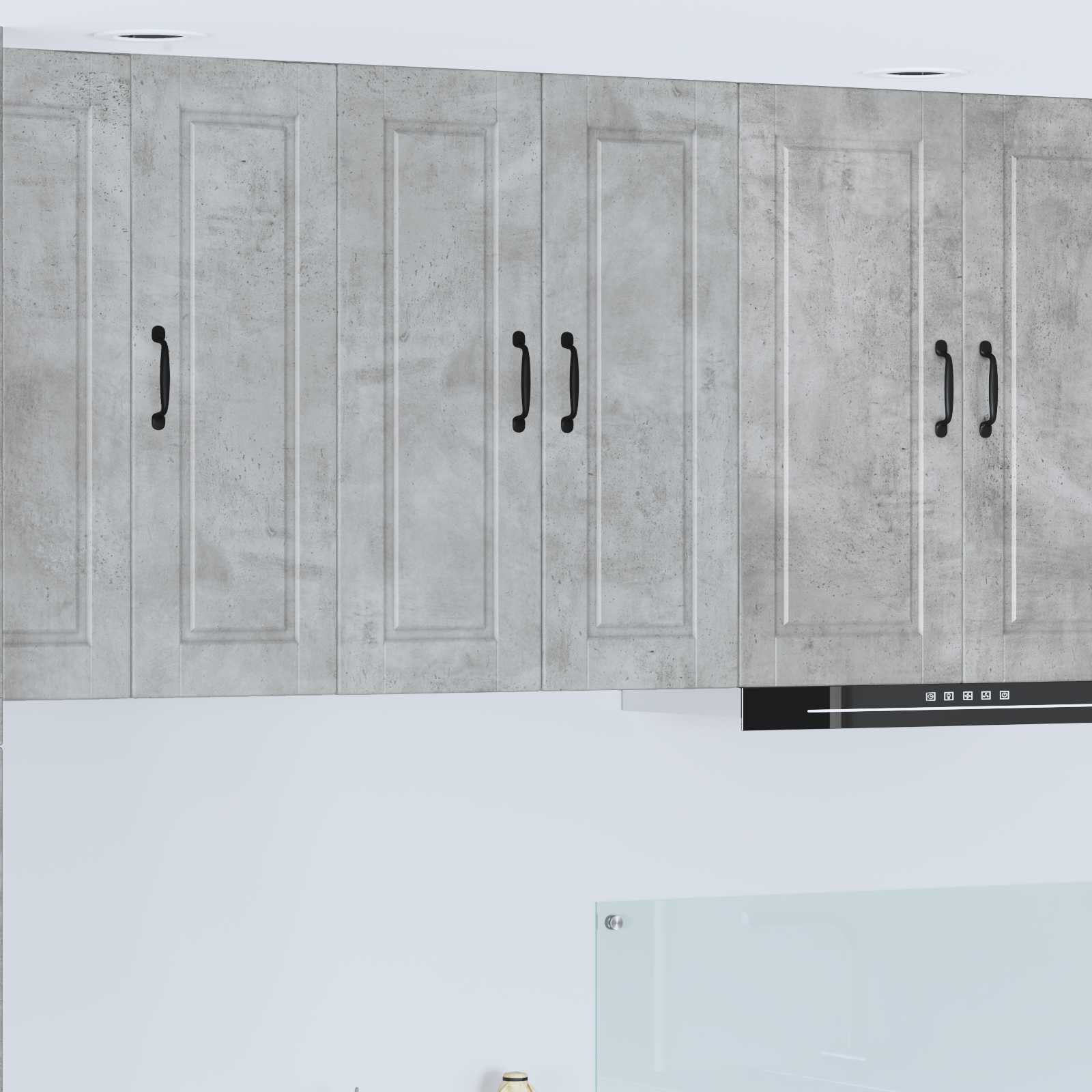 vidaXL Szafka ścienna PORTO Betonowy szary 60 x 31 x 80 cm