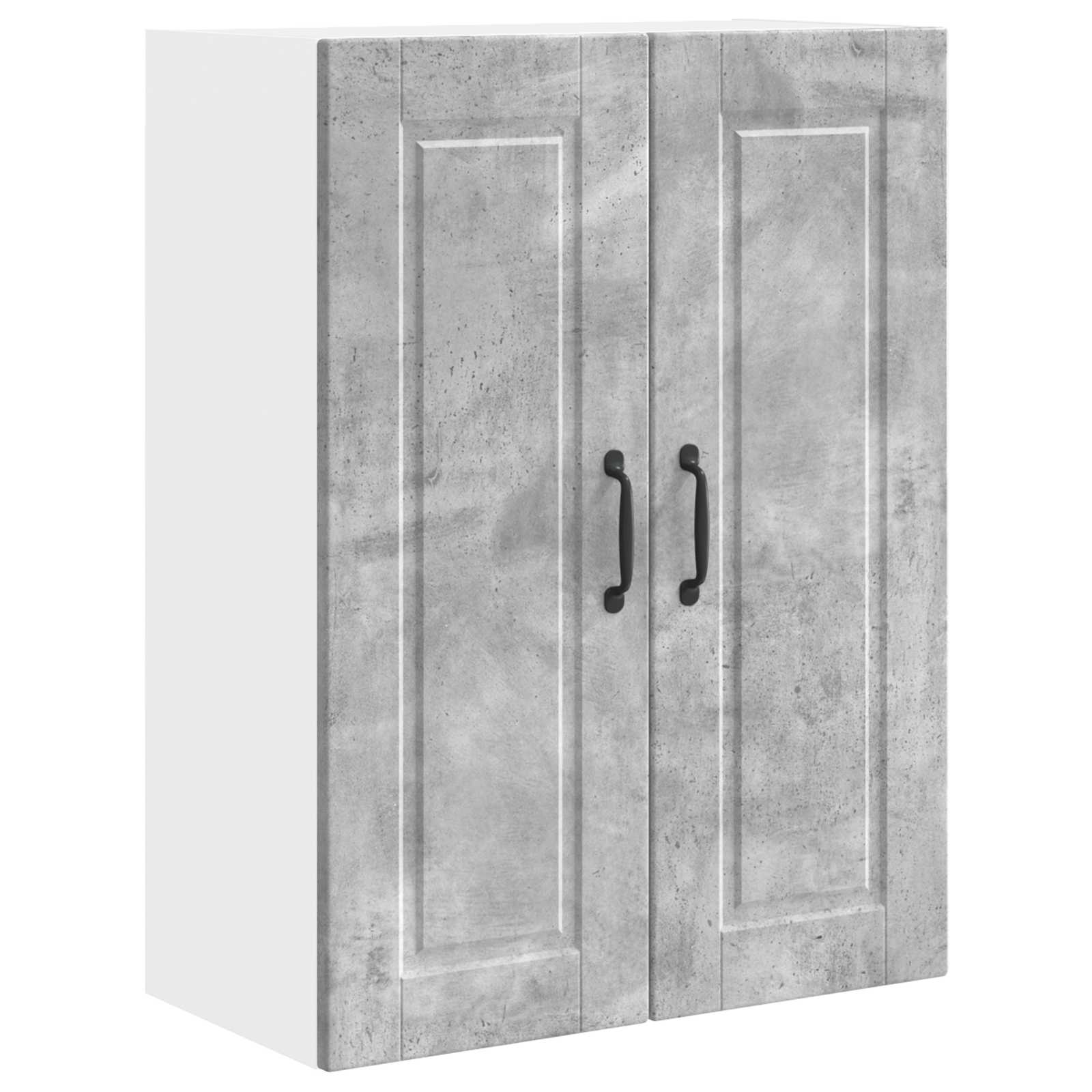 vidaXL Szafka ścienna PORTO Betonowy szary 60 x 31 x 80 cm