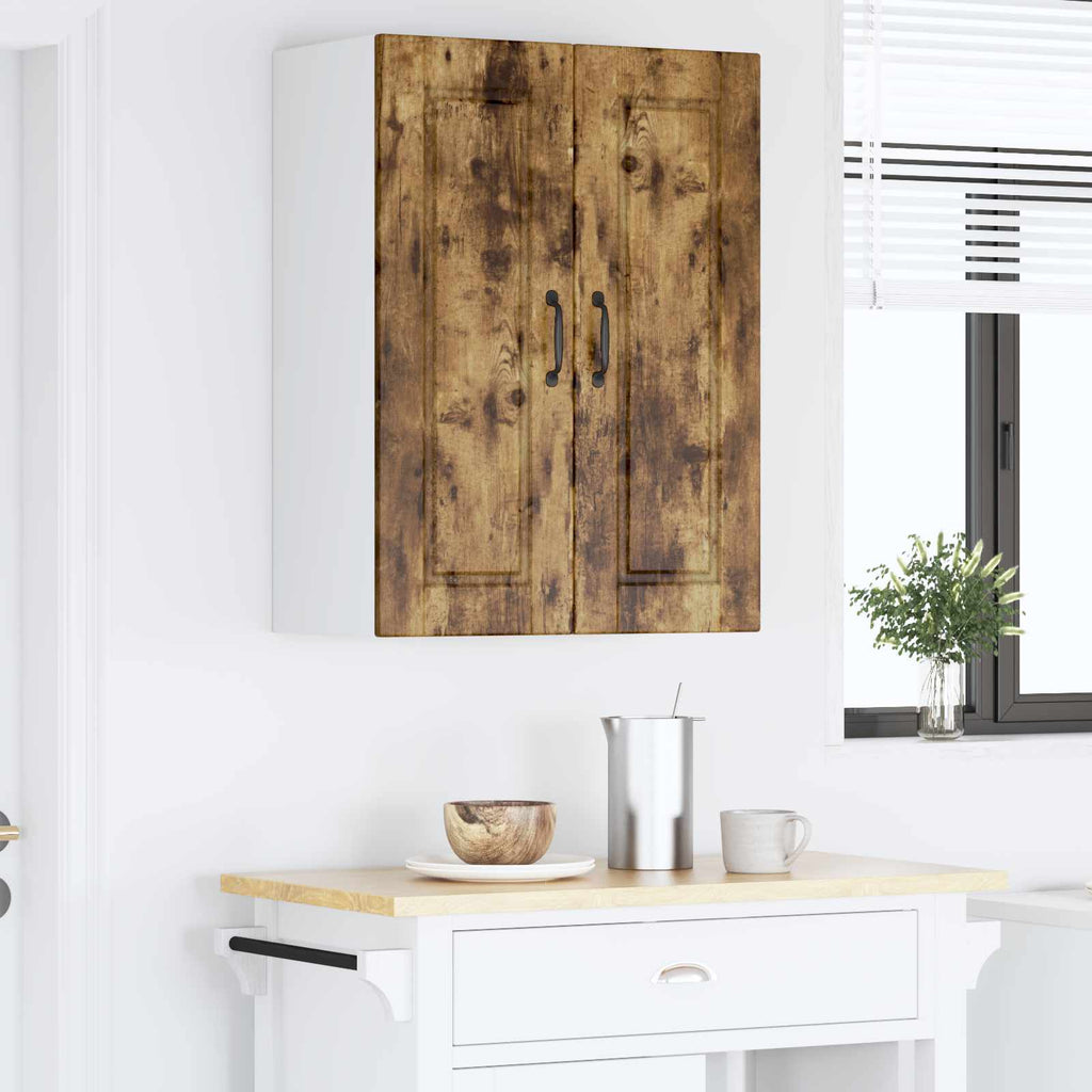 vidaXL Szafka ścienna PORTO Dąb wędzony 60 x 31 x 80 cm