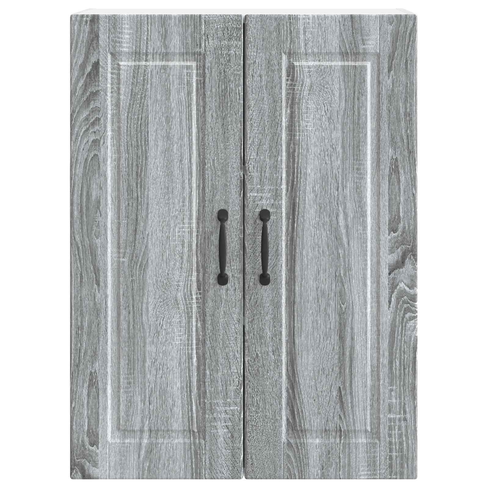 vidaXL Szafka ścienna PORTO Szary Sonoma 60 x 31 x 80 cm