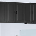 vidaXL Szafka ścienna PORTO Czarny 80 x 31 x 80 cm
