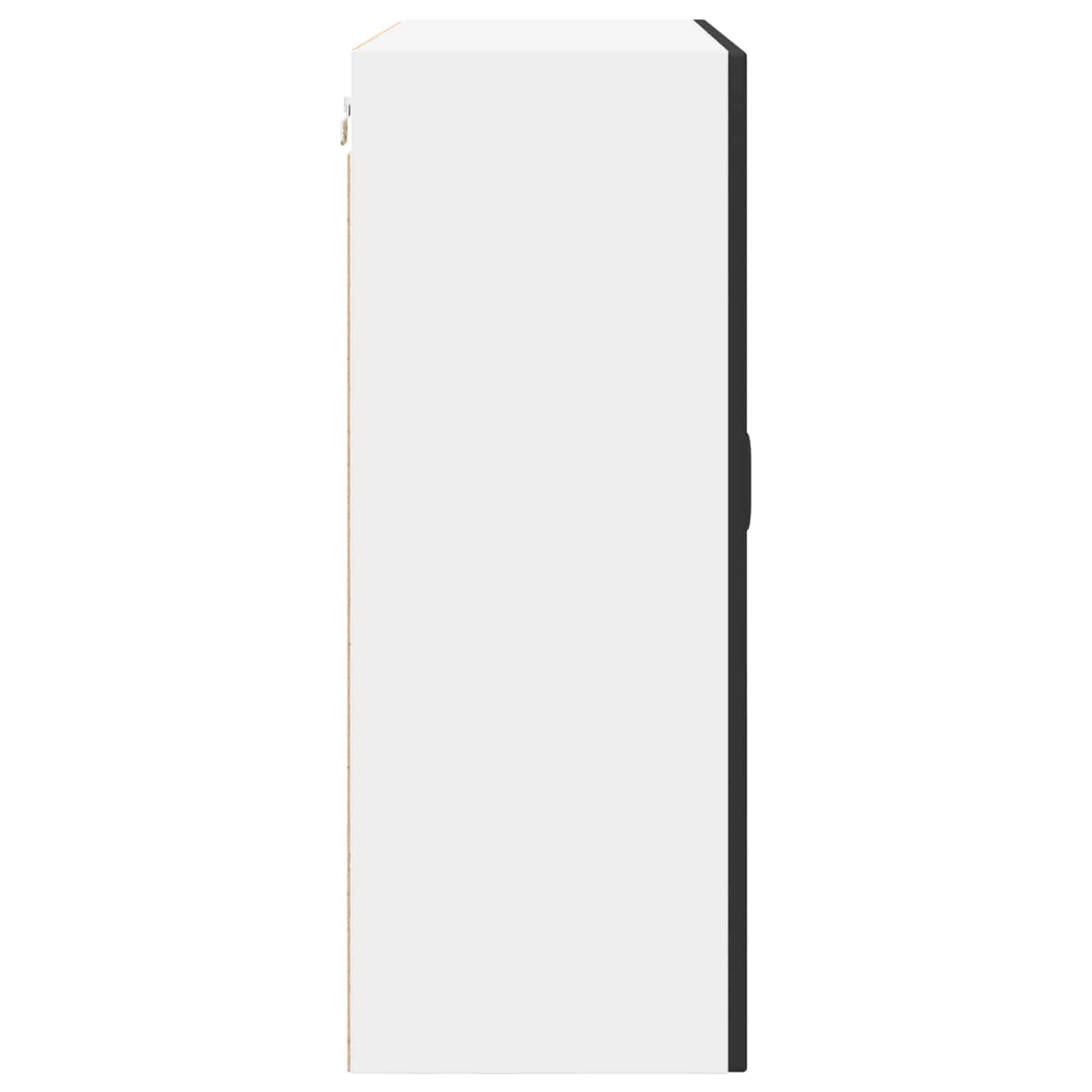 vidaXL Szafka ścienna PORTO Czarny 80 x 31 x 80 cm