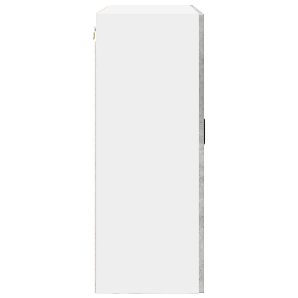 vidaXL Szafka ścienna PORTO Betonowy szary 80 x 31 x 80 cm