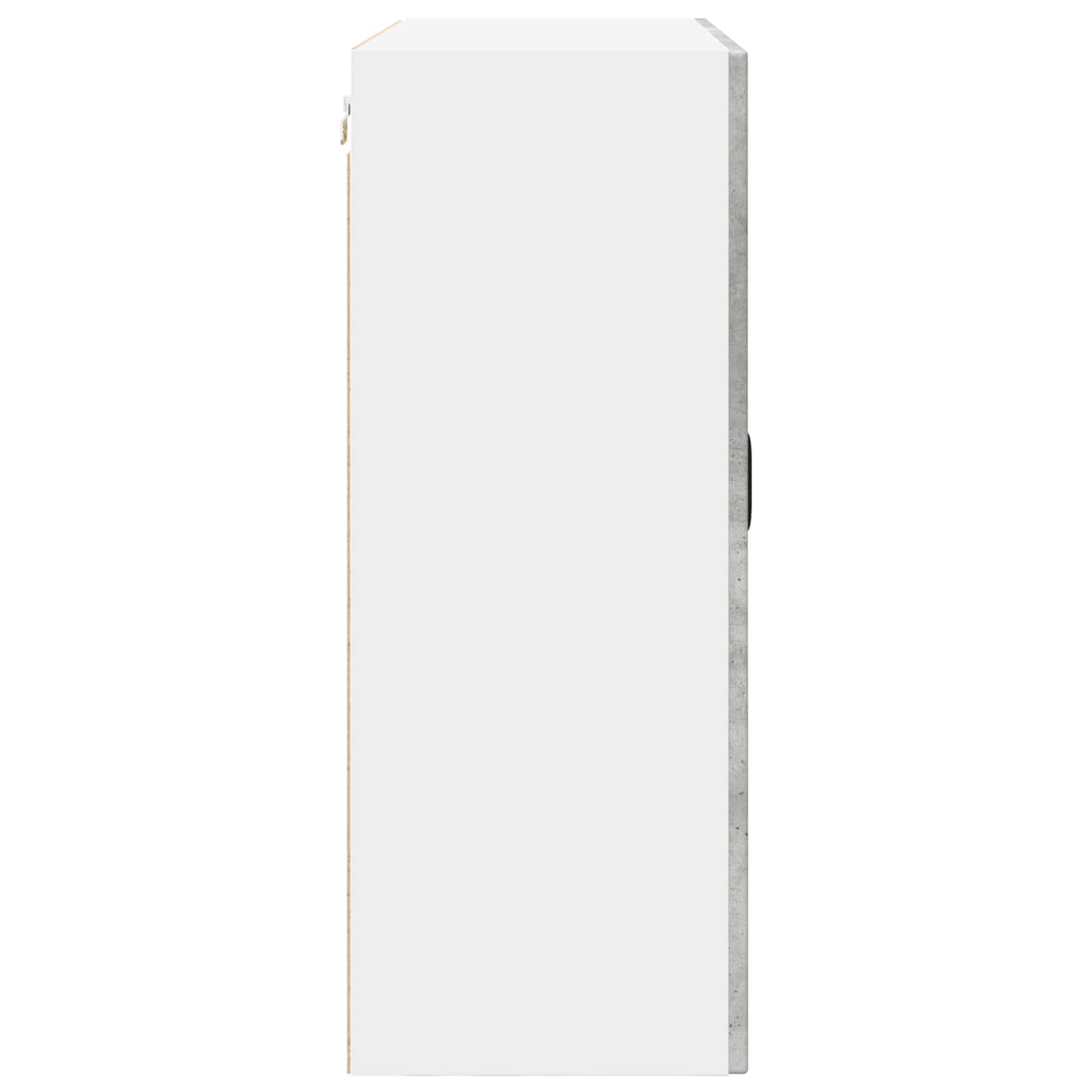 vidaXL Szafka ścienna PORTO Betonowy szary 80 x 31 x 80 cm