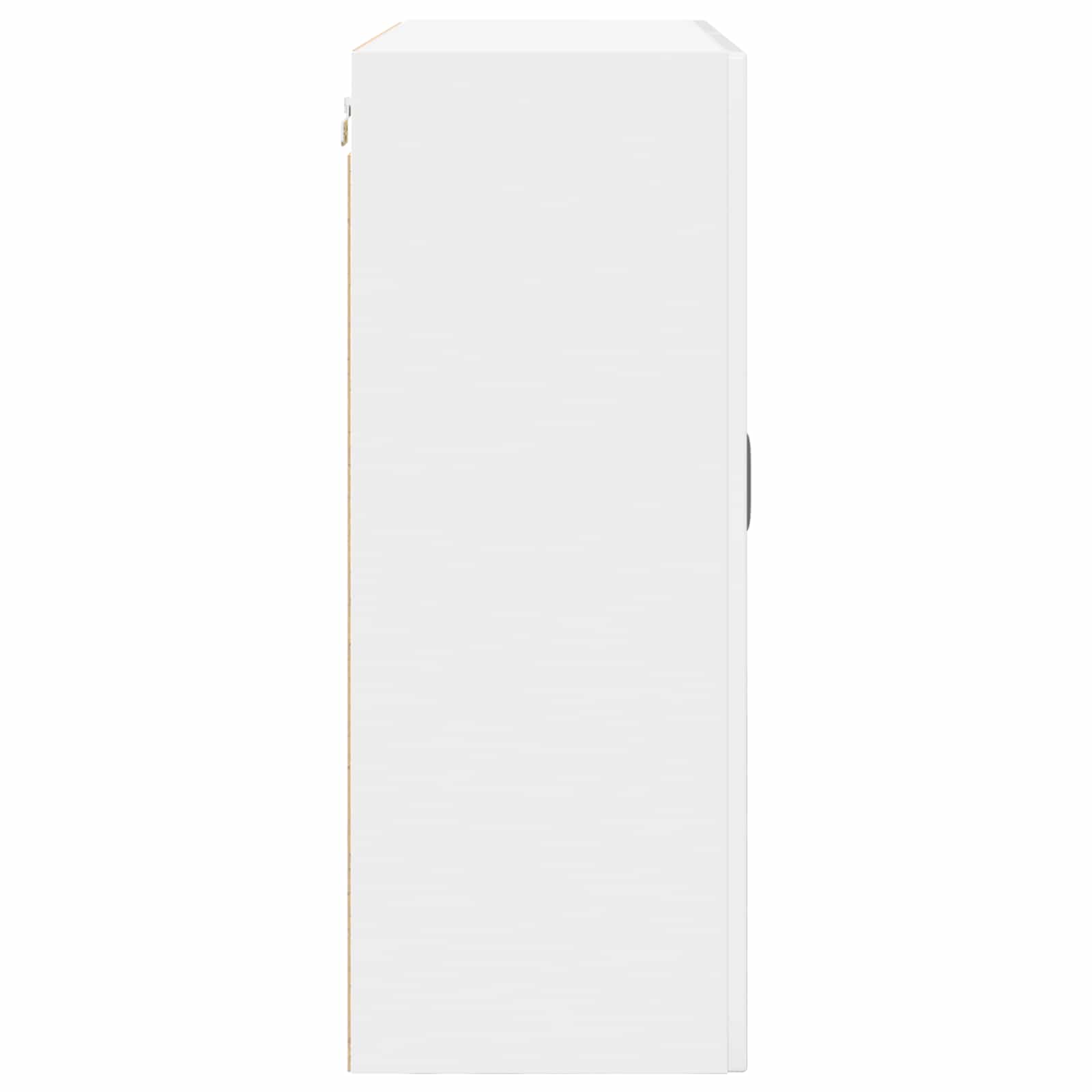 vidaXL Szafka ścienna PORTO Wysoki połysk biały 80 x 31 x 80 cm
