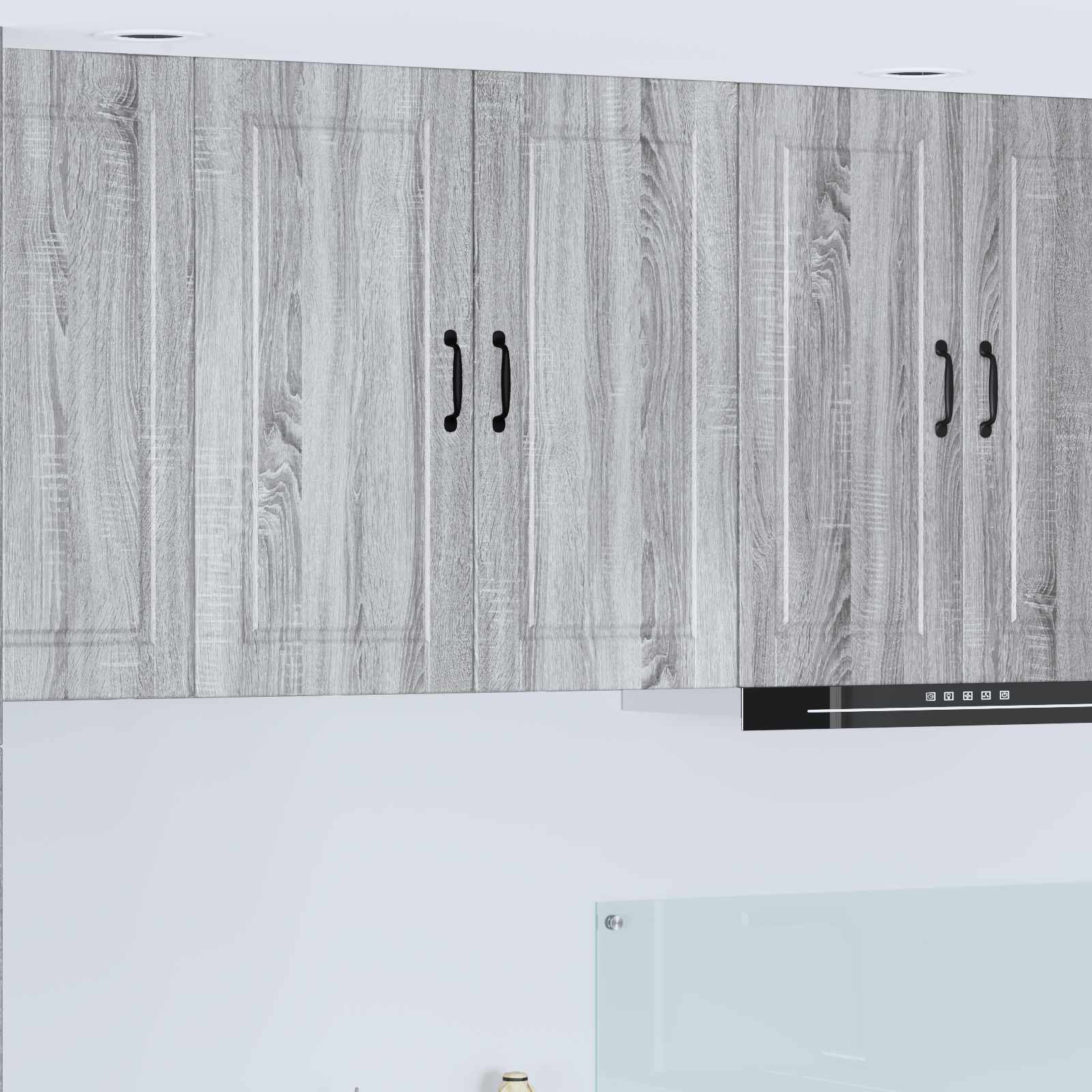 vidaXL Szafka ścienna PORTO Szary Sonoma 80 x 31 x 80 cm