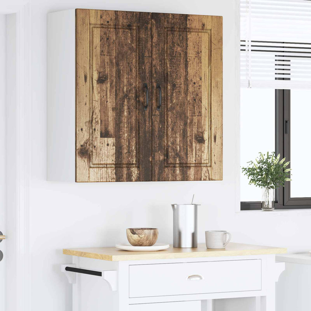 vidaXL Szafka ścienna PORTO Stare drewno 80 x 31 x 80 cm