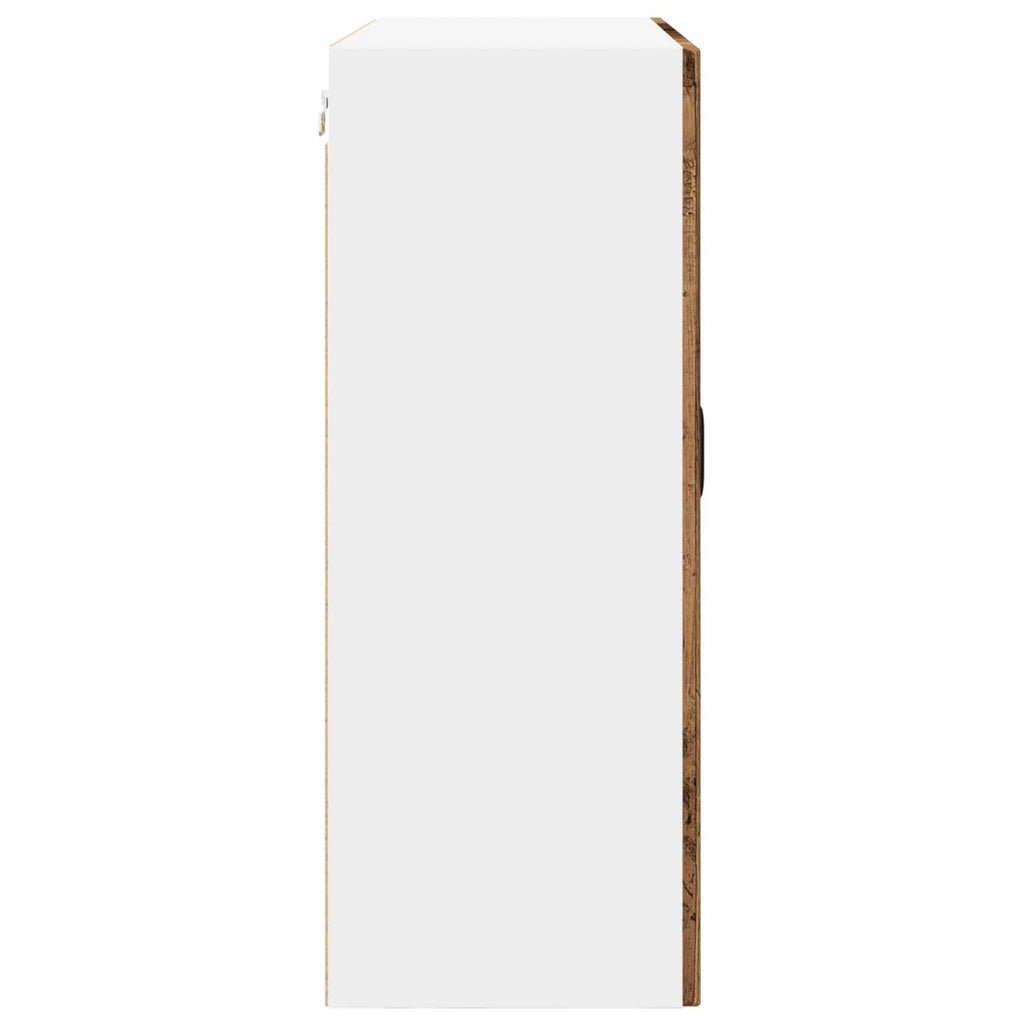 vidaXL Szafka ścienna PORTO Stare drewno 80 x 31 x 80 cm