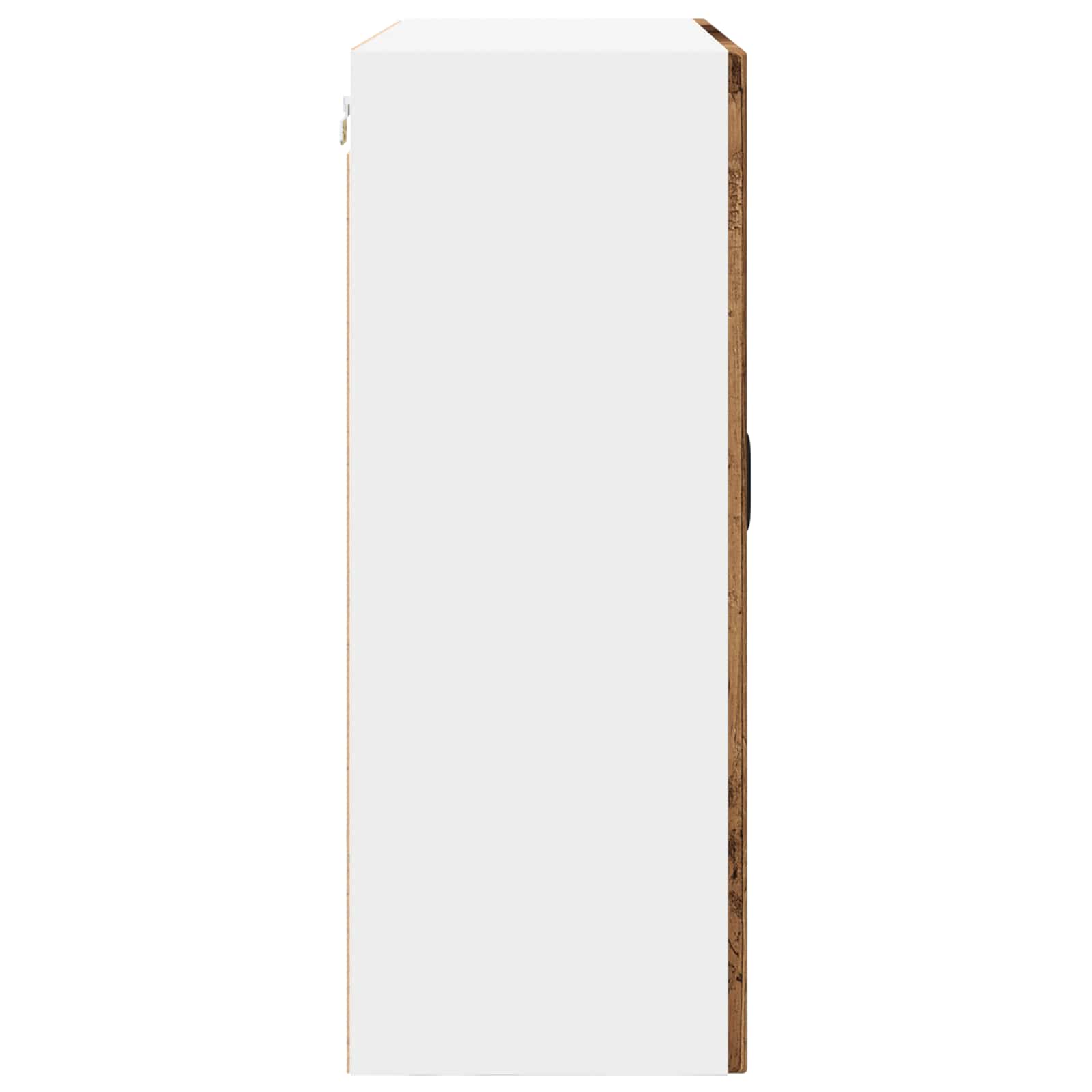 vidaXL Szafka ścienna PORTO Stare drewno 80 x 31 x 80 cm
