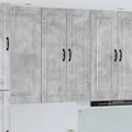 vidaXL Szafka ścienna PORTO Betonowy szary 30 x 31 x 100 cm