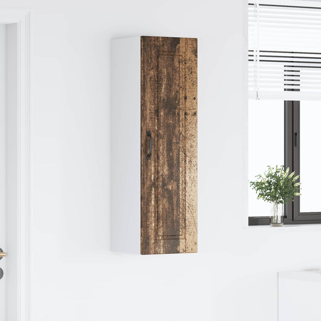 vidaXL Szafka ścienna PORTO Stare drewno 30 x 31 x 100 cm