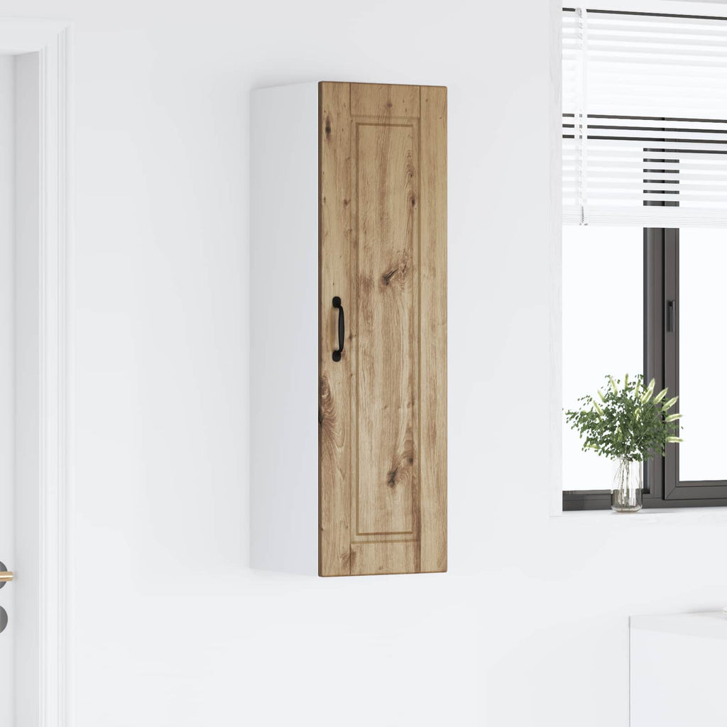 vidaXL Szafka ścienna PORTO Dąb rzemieślniczy 30 x 31 x 100 cm