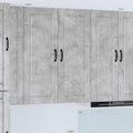 vidaXL Szafka ścienna PORTO Betonowy szary 40 x 31 x 100 cm