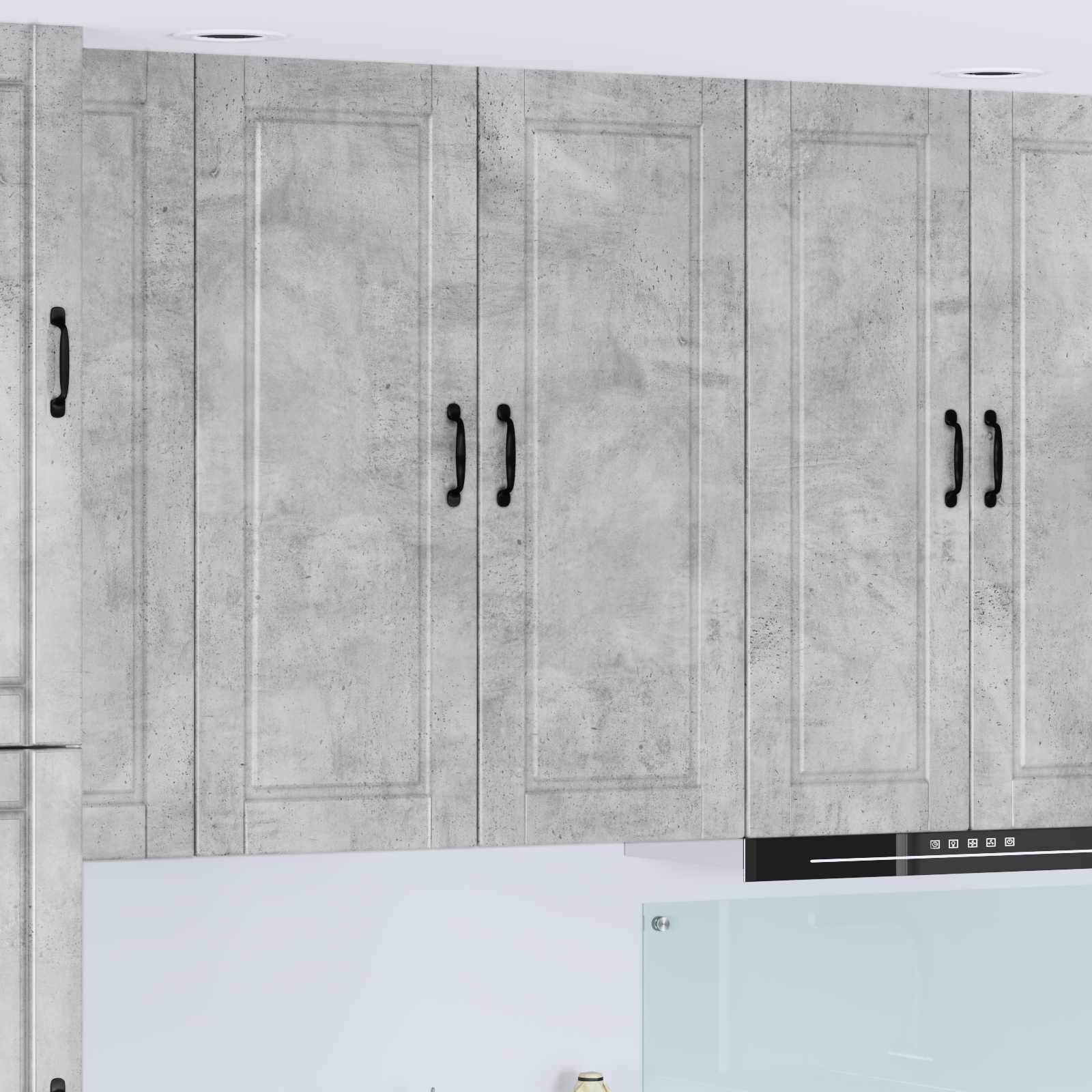 vidaXL Szafka ścienna PORTO Betonowy szary 40 x 31 x 100 cm