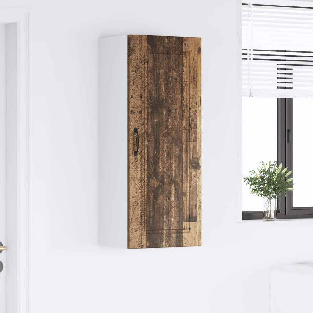 vidaXL Szafka ścienna PORTO Stare drewno 40 x 31 x 100 cm