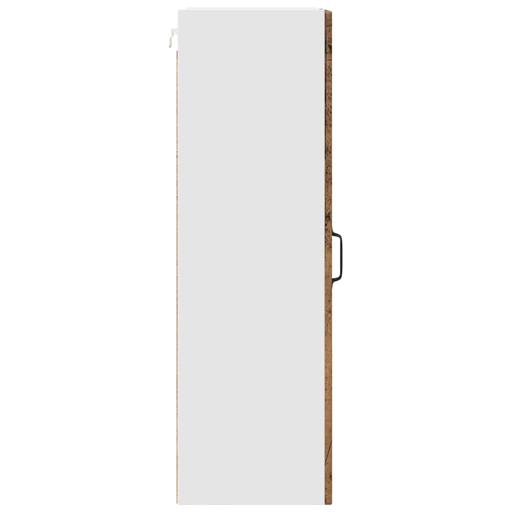 vidaXL Szafka ścienna PORTO Stare drewno 40 x 31 x 100 cm