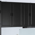 vidaXL Szafka ścienna PORTO Czarny 50 x 31 x 100 cm