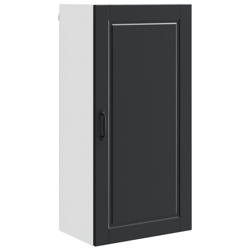 vidaXL Szafka ścienna PORTO Czarny 50 x 31 x 100 cm